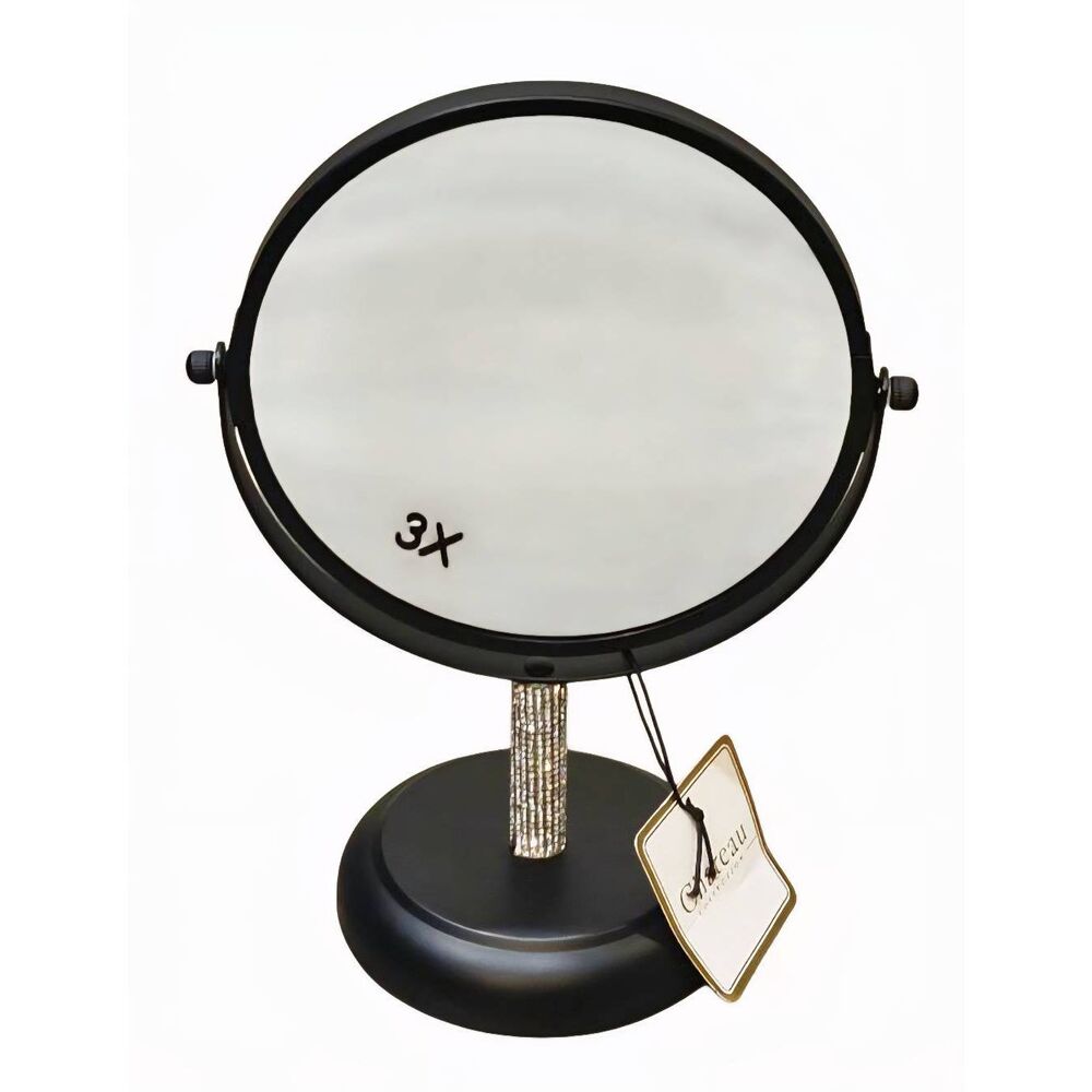 Chateau Rhinestone Encrusted Vanity Table Mirror